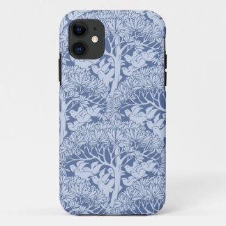 Art Nouveau Birds Trees Pattern iPhone 5 Hoesje