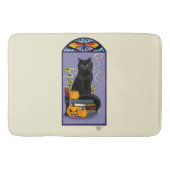 Art Nouveau Black Cat Badmat (Voorkant)