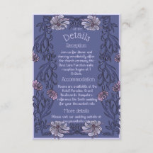 Art Nouveau bloem - Envelopkaart