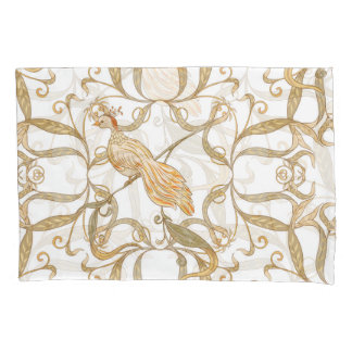 Art Nouveau Bloemen Vogels Kussensloop