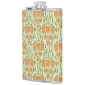 Art Nouveau: bloemenelegantie Heupfles (Links)