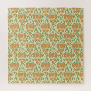 Art Nouveau: bloemenelegantie Legpuzzel
