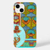 Art nouveau bloemenkunst  verneuil textielkunst Case-Mate iPhone case (Achterkant)