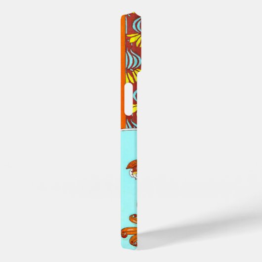 Art nouveau bloemenkunst  verneuil textielkunst Case-Mate iPhone case (Achterkant / Rechts)