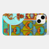 Art nouveau bloemenkunst verneuil textielkunst Case-Mate iPhone case (Achterkant (horizontaal))