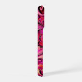 Art Nouveau bloemontwerp Roestige Roos iPhone Hoesje (Rechterkant)