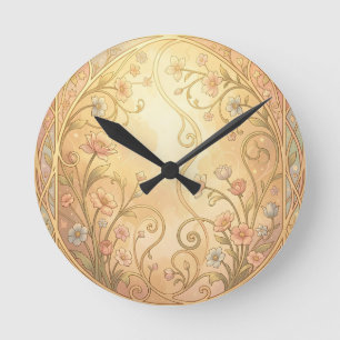 Art Nouveau bloemrijke lijst vintage sierrand Ronde Klok