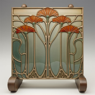 Art Nouveau Bloom [Set 1/4] Tegeltje