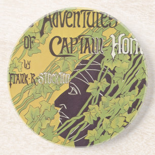  Art Nouveau Book, Kapitein Horn Adventures Zandsteen Onderzetter