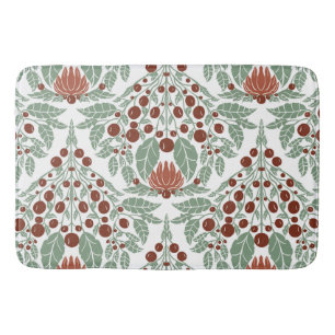 Art Nouveau Botanisch- bloemenschelp Badmat