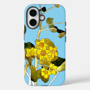Art nouveau boterbloem iPhone 16 hoesje