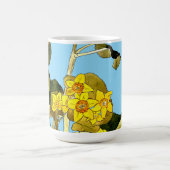 Art nouveau boterbloem magische mok (Midden)