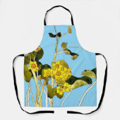 Art nouveau boterbloem schort (Voorkant)
