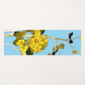 Art nouveau boterbloem yogamat (Voorkant (horizontaal))