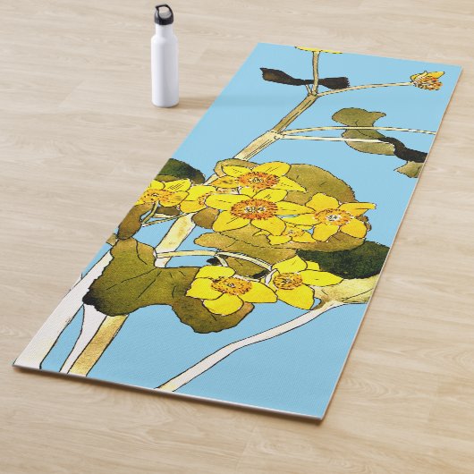 Art nouveau boterbloem yogamat (In situ)