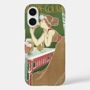  Art Nouveau Brasserie Fraikin-Courard Beer iPhone 16 Hoesje