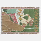 Art Nouveau Brasserie Fraikin-Courard Beer Deken (Voorkant)