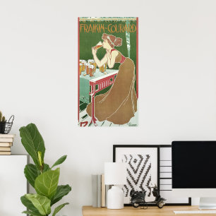  Art Nouveau Brasserie Fraikin-Courard Beer Poster