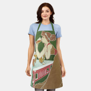 Art Nouveau Brasserie Fraikin-Courard Beer Schort