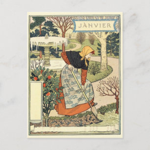 Art Nouveau Briefkaart