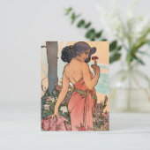 Art Nouveau Briefkaart (Staand voorkant)