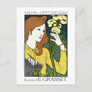 Art Nouveau  Briefkaart: door Grasset Briefkaart