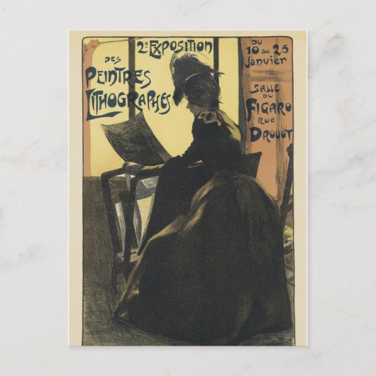 Art Nouveau Briefkaart - Toelichting (Voorkant)