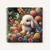 Art Nouveau Bunny Journal Notitieboek (Voorkant)