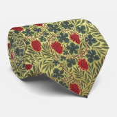 Art Nouveau Burgundy Vine grappen Stropdas (Opgerold)