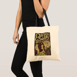 Art Nouveau Cafe Rajah, Vrouw met koffie Tote Bag