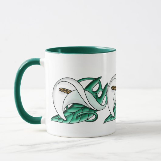 Art Nouveau calla lily Mok (Links)