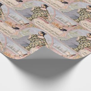 Art Nouveau Carmen Habanera Print – Antieke Opera Cadeaupapier