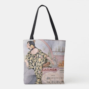 Art Nouveau Carmen Habanera Print – Antieke Opera Draagtas