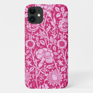 Art Nouveau Carnese Damask, Fuchsia Pink iPhone 11 Hoesje