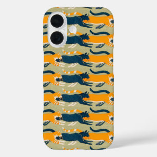 Art Nouveau Cats Hoesje-Mate iPhone Case
