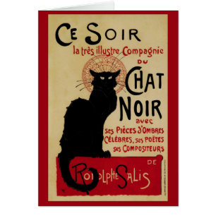  Art Nouveau, Ce Soir Chat Noir Black Cat