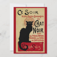  Art Nouveau, Ce Soir Chat Noir Black Cat