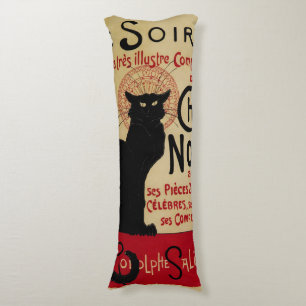 Art Nouveau, Ce Soir Chat Noir Black Cat Lichaamskussen