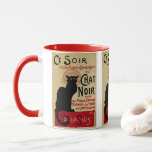  Art Nouveau, Ce Soir Chat Noir Black Cat Mok