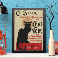 Art Nouveau, Ce Soir Chat Noir Black Cat