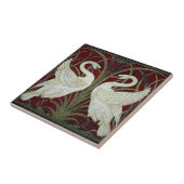 Art nouveau ceramic fireplace wall tile  tegeltje (Zijkant)