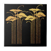 Art Nouveau Ceramic Tile. (Stijl 3) Tegeltje (Voorkant)