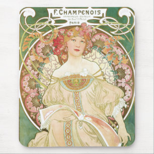 Art Nouveau, Champenois door Alphonse Mucha Muismat