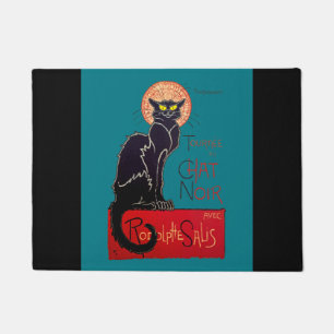 Art Nouveau Chat Noir Black Cat Deurmat