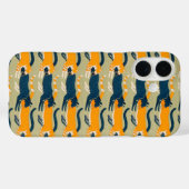 Art Nouveau Chats Coque-Mate coque iphone (Verso (horizontal))