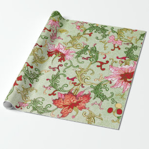 Art Nouveau Chinese Bloemmotieven Chinoiserie Anti Cadeaupapier
