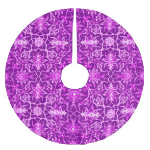 Art Nouveau Chinese Pattern - Amethyst Paars Kerstboom Rok
