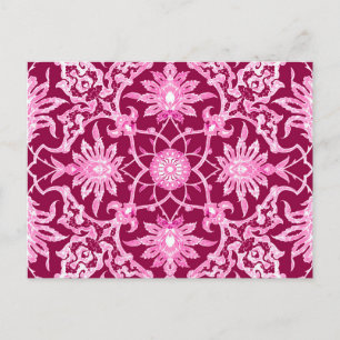 Art Nouveau Chinese Pattern - Bourgogne Briefkaart