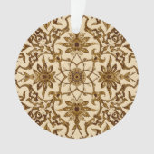Art Nouveau Chinese Pattern - Brown and Beige Ornament (voorkant)