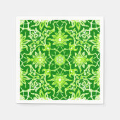 Art Nouveau Chinese Pattern - Emerald Green Servet (Voorkant)
